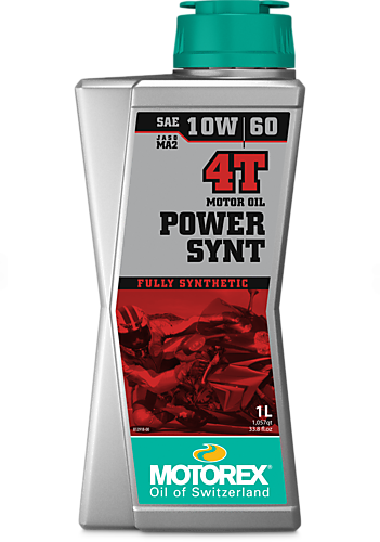 Motorex Power Synt 4T SAE 10W/60 MA2 Engine Oil 1L