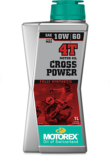 Motorex Cross Power 4T SAE 10W/60 MA2 Engine Oil 1L