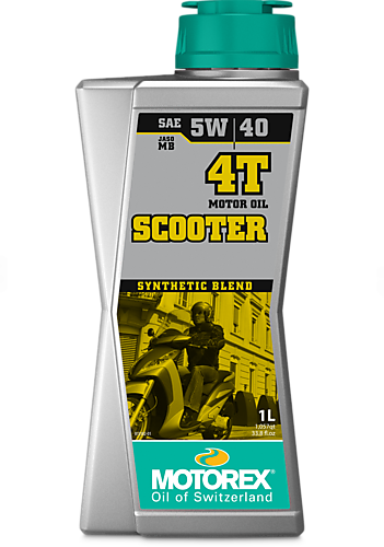 Motorex Scooter 4T SAE 5W/40 JASO MB Engine Oil 1L