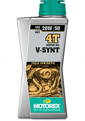 Motorex V-Synt 4T SAE 20W/50 Engine Oil 1L