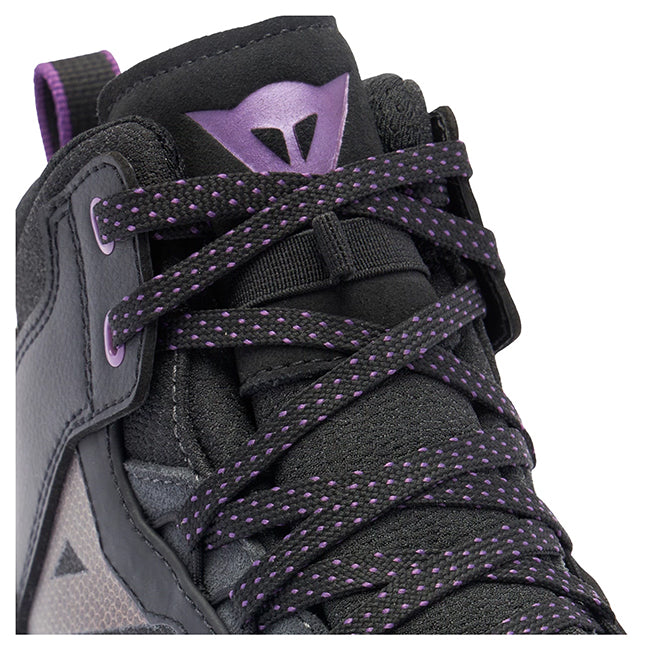 Dainese Suburb D-WP Black/White/Metal Purple Womens Shoes