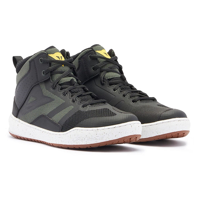 Dainese Suburb Air Black/White/Army Green Shoes