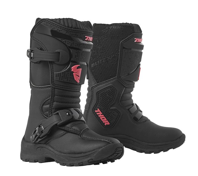 Thor 2023 Blitz XP Black/Pink Mini Boots