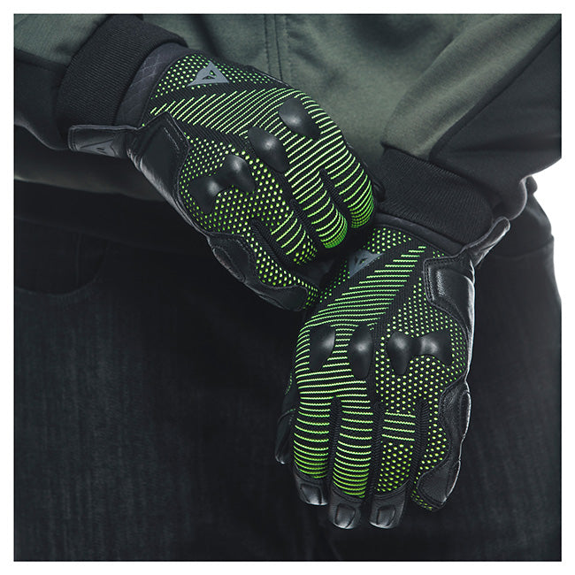 Dainese Unruly Ergo-Tek Anthracite/Acid Green Gloves