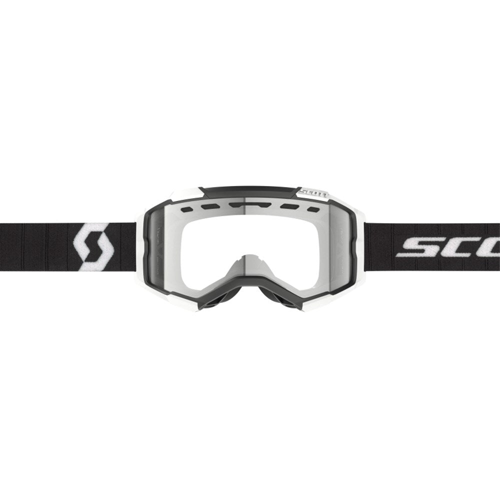 Scott Fury Enduro Black/White Goggles w/Clear S0 ACS Lens