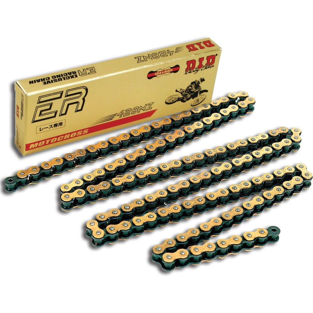 DID Super Non O-Ring 428NZ SDH 136FB Chain Gold/Black
