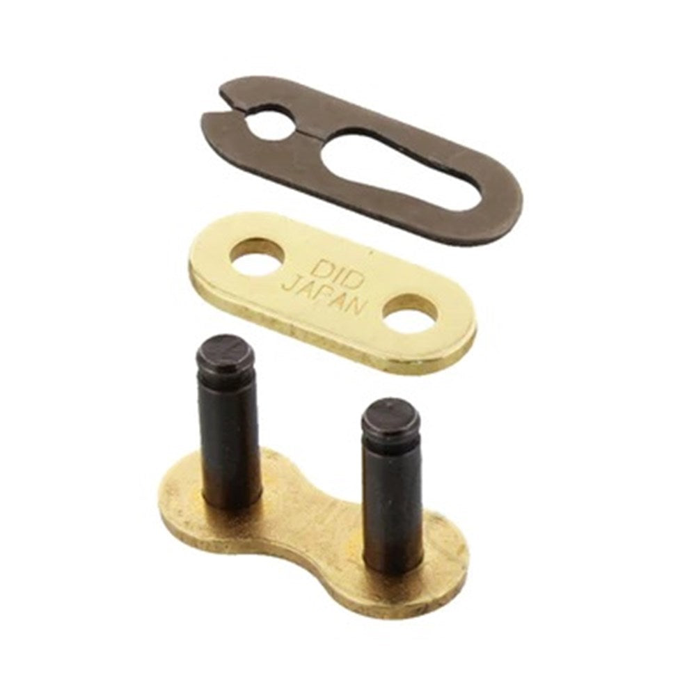 DID FJ Press-in Fit Clip Type Link Gold/Black for 428VX Chains