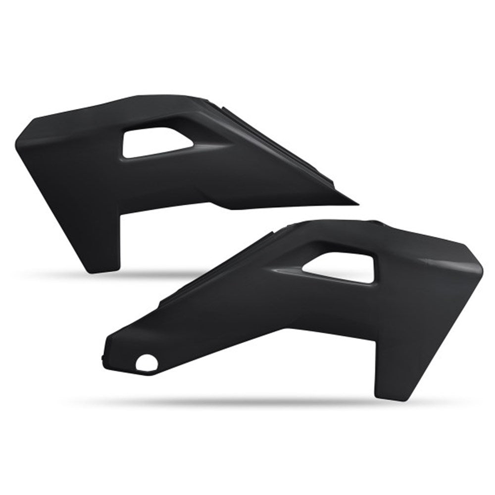 UFO Radiator Shrouds Black for Husqvarna FC 250/FC 350/FC 450/TC 125/TC 150/TC 250/TC 300 23-26/FE 250/FE 350/FE 450/FE 501/TE 150/TE 250/TE 300 24-26/FX 350/FX 450/TX 300 25-26/TE 125 2026