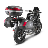 Givi 449FZ Top Case Rear Rack for Kawasaki ER-6N/ER-6F 650 09-11 w/Monokey & Monolock Top Cases