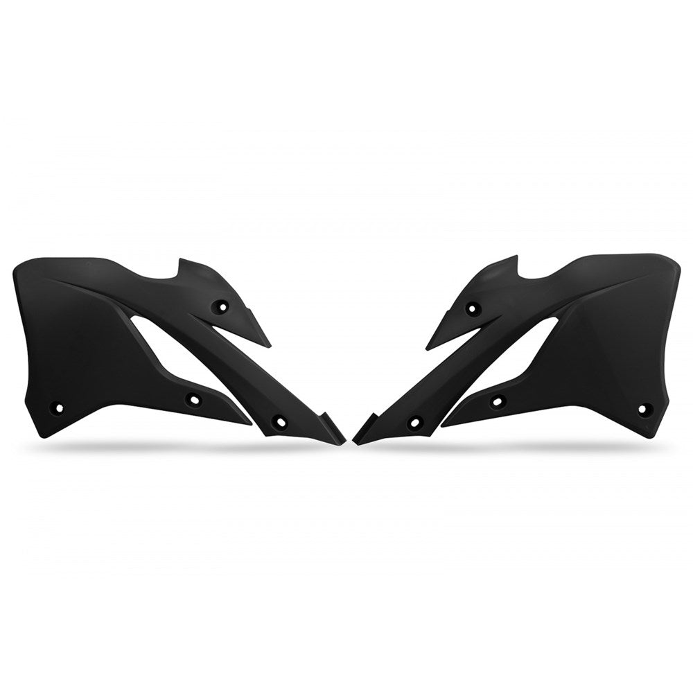 UFO Radiator Covers Black for Kawasaki KX 85/KX 112 22-25