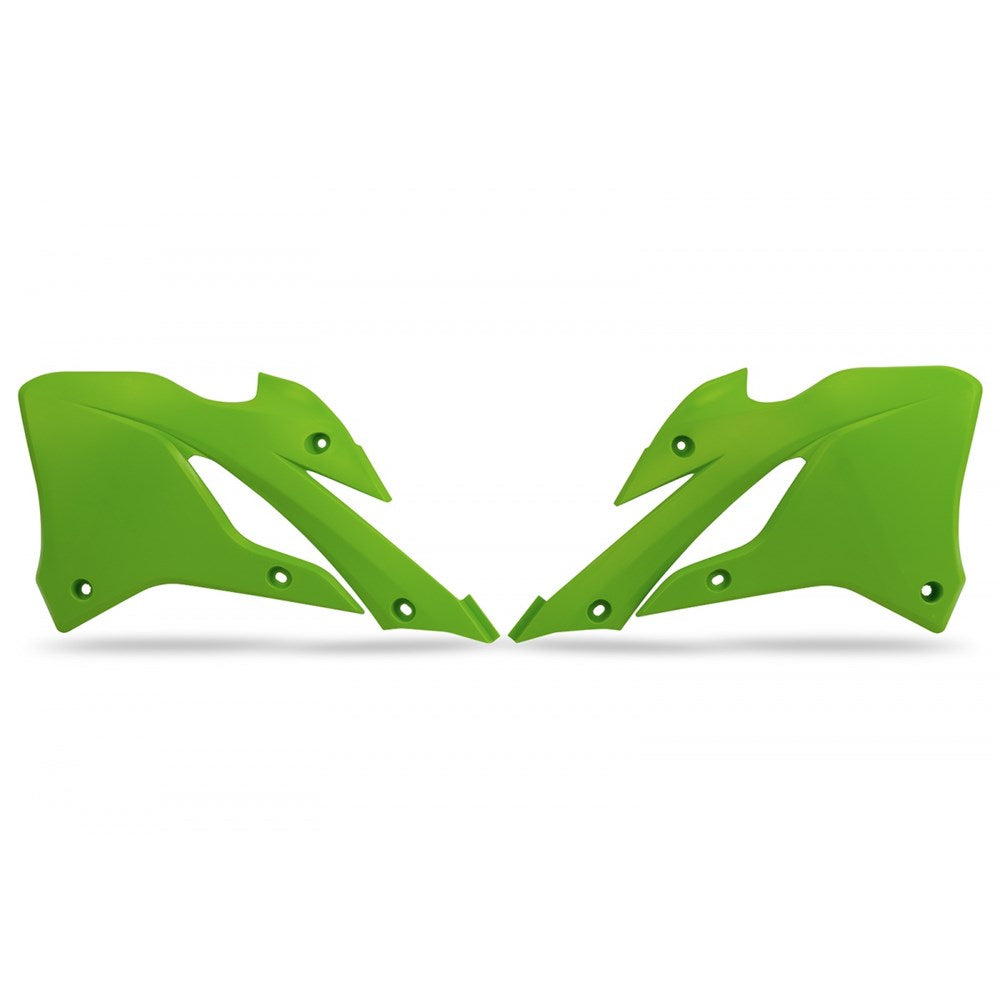 UFO Radiator Covers Green for Kawasaki KX 85/KX 112 22-25