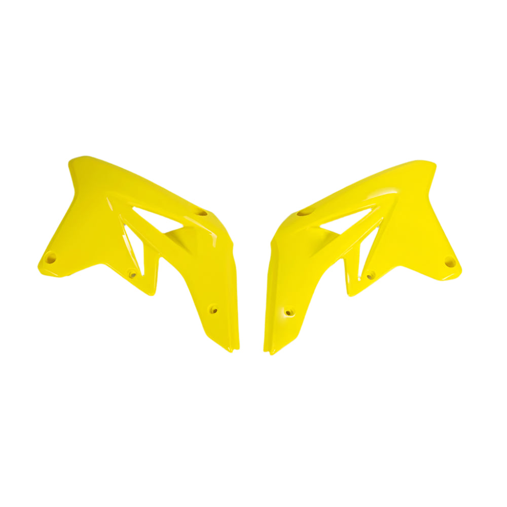 UFO Radiator Shrouds 2001-2018 Yellow for Suzuki RMZ250 07-09