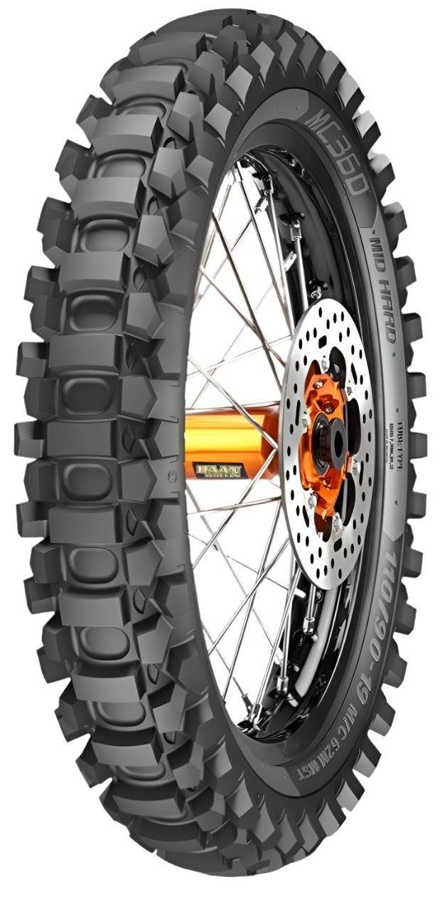 Metzeler MC 360 Mid Hard Rear Tyre 100/100 18 M/C 59M MST Tube Type