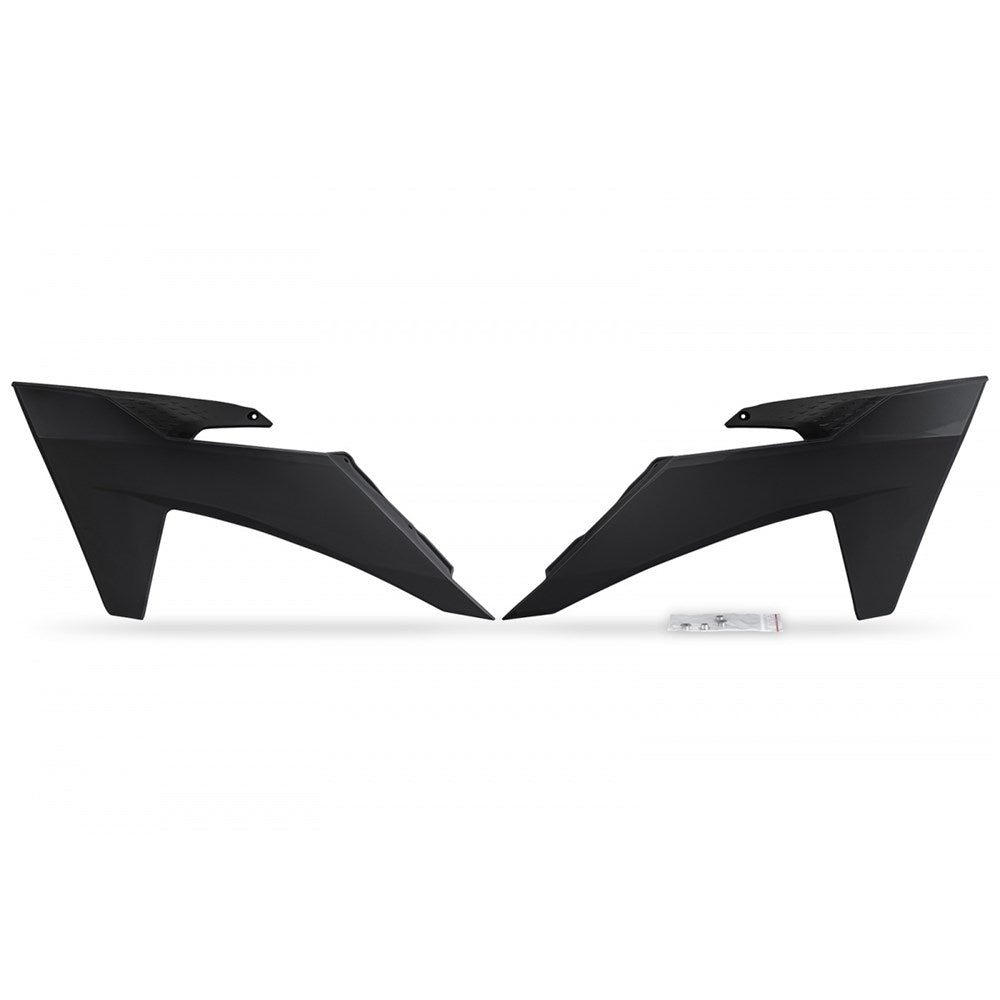 UFO Radiator Covers Black for KTM SX/XC/SX-F/XC-F 23-24/EXC/XC/EXC-F/XC-W/XCF-W 24-25