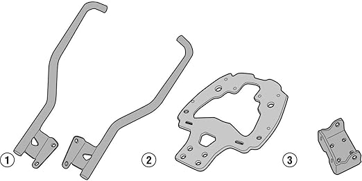Givi SR5125 Top Case Rear Rack for BMW G 310 R 17-23 w/Monolock or Monokey Top Case