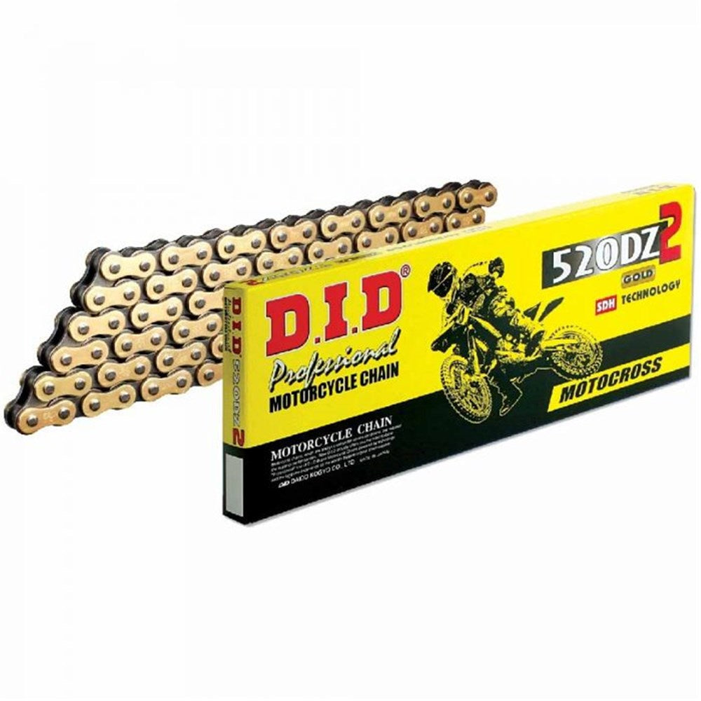 DID Exclusive Racing 520DZ2 SDH 120RB Chain Gold/Black