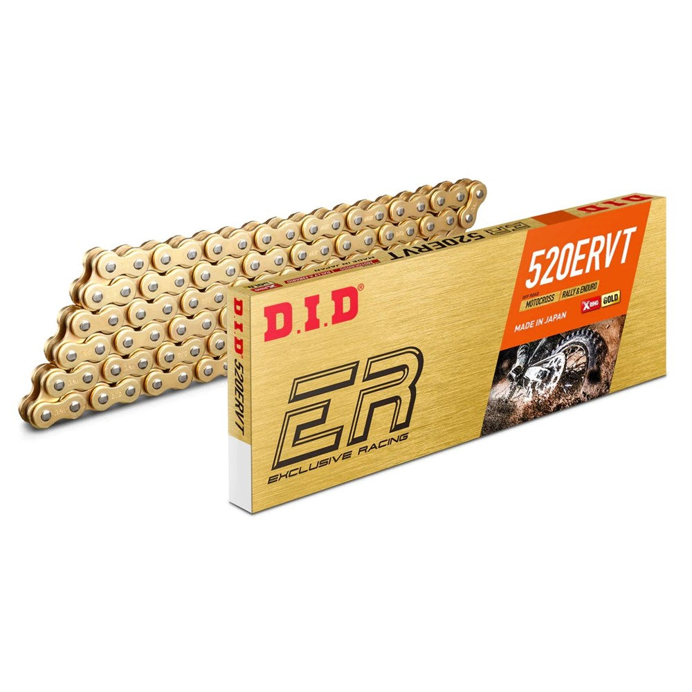 DID Narrow X-Ring 520ERVT 120ZB Chain Gold/Gold