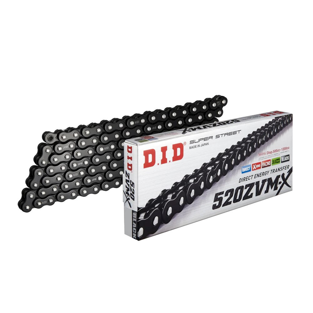 DID Super Street X-Ring 520ZVM-X 120ZB Chain Black/Black