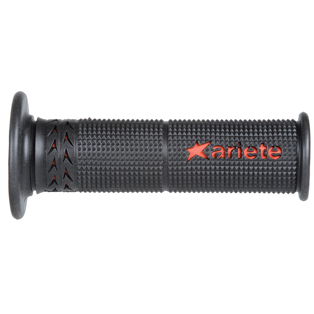 Ariete 55-026-15R Estoril Road Hand Grips Black/Red 120mm Open End 02615-R