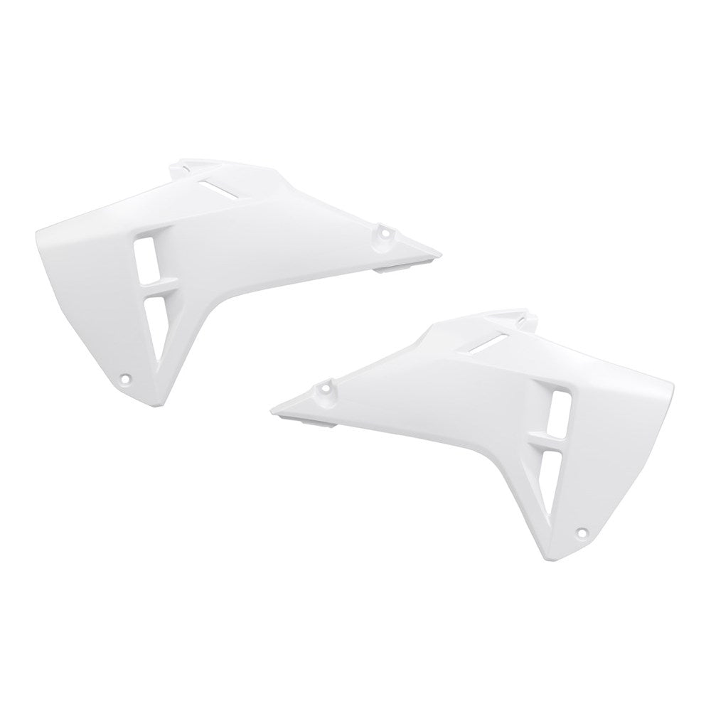 UFO Radiator Shrouds White for Honda CRF 250 R 22-24/CRF 450 R/CRF 450 RX Enduro 21-24