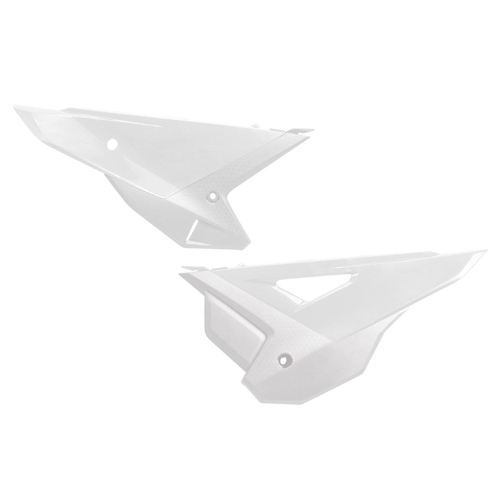UFO Side Panels White for Honda CRF 250 R 22-24/CRF 450 R/CRF 450 RX Enduro 21-24