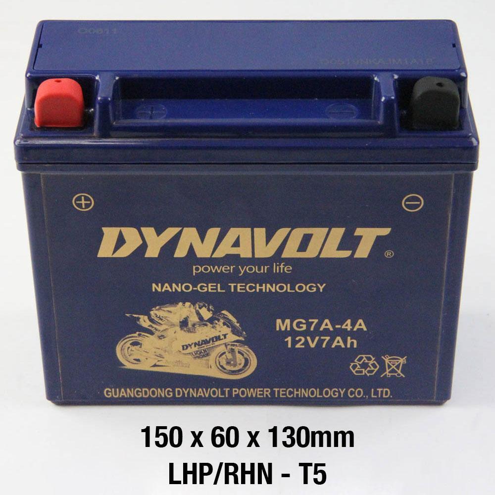 Dynavolt MG Series MG7A-4A 12 Volt 7Ah/CA 160 Nano Gel Battery