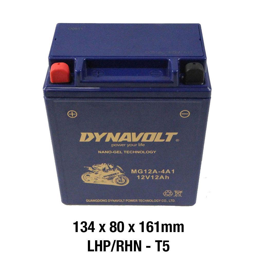 Dynavolt MG Series MG12A-4A1 12 Volt 12Ah/CA 215 Nano Gel Battery