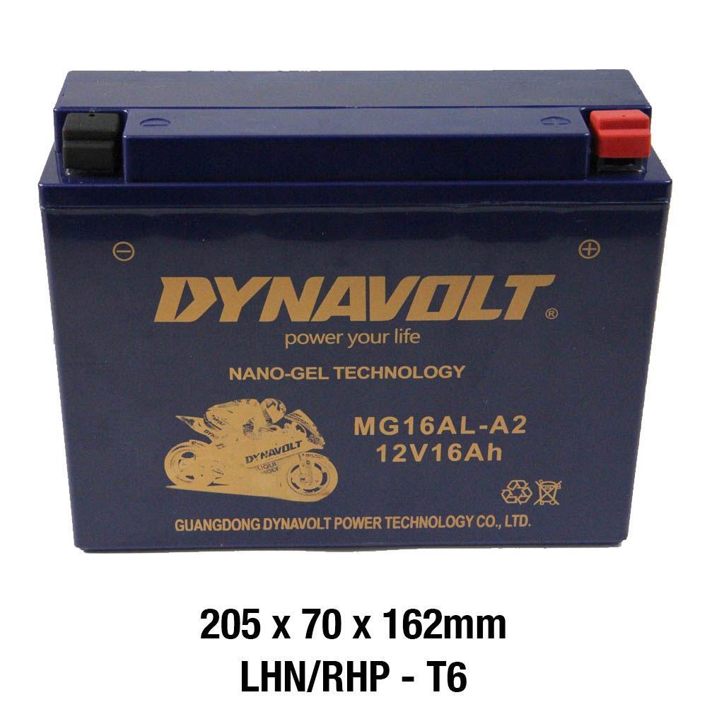 Dynavolt MG Series MG16AL-A2 12 Volt 16Ah/CA 300 Nano Gel Battery