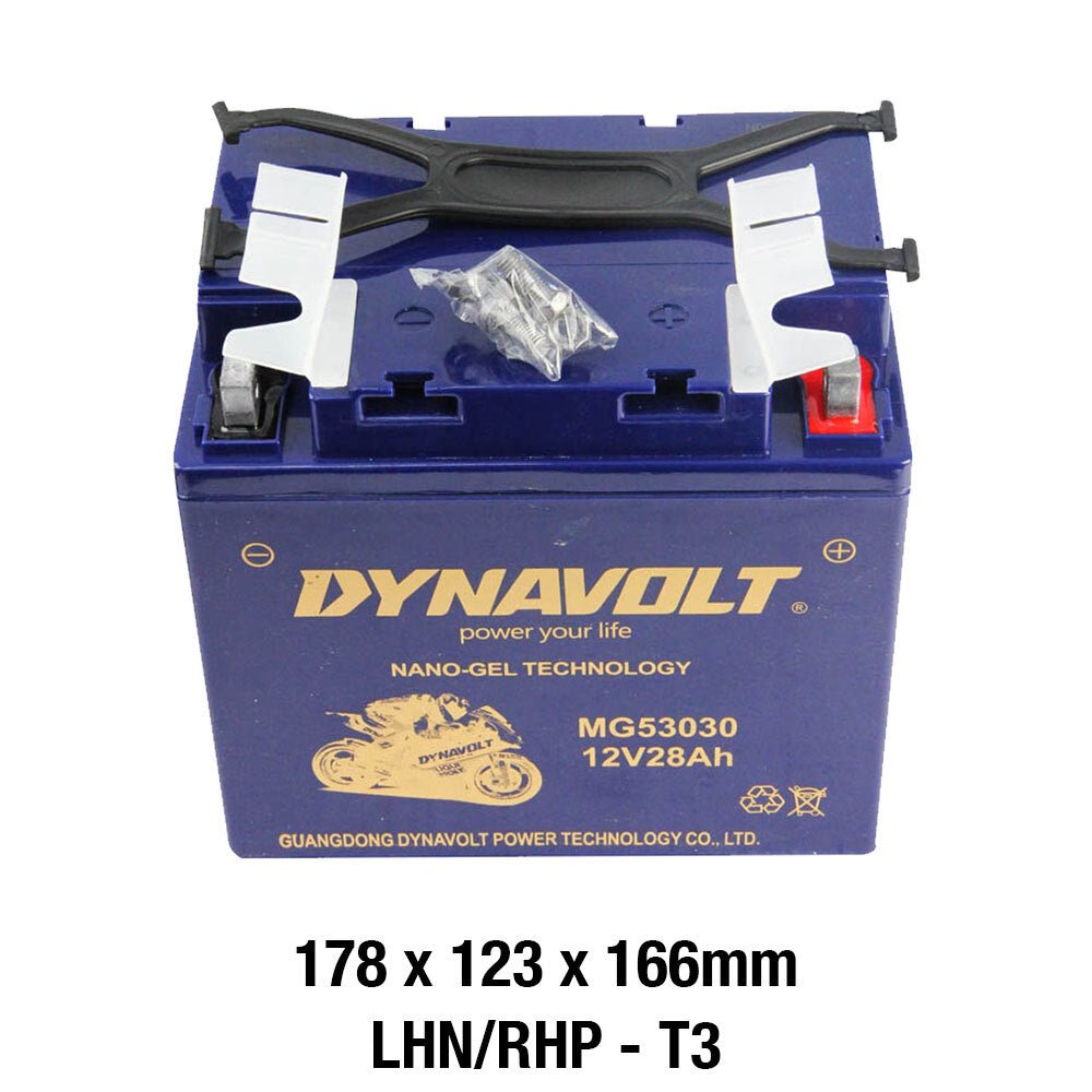 Dynavolt MG Series MG53030 12 Volt 28Ah/CA 490 Nano Gel Battery