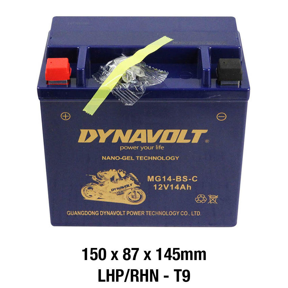 Dynavolt MG Series MG14-BS-C 12 Volt 14Ah/CA 315 Nano Gel Battery