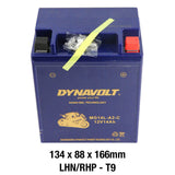 Dynavolt MG Series MG14L-A2-C 12 Volt 14Ah/CA 310 Nano Gel Battery