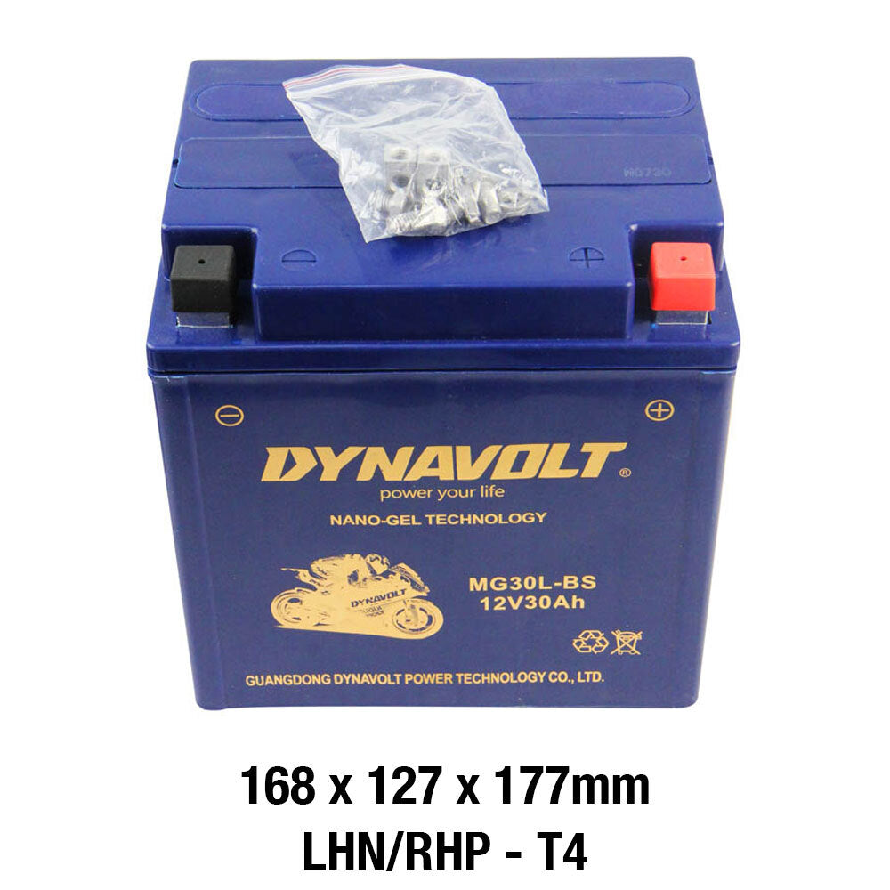 Dynavolt MG Series MG30L-BS 12 Volt 30Ah/CA480 Nano Gel Battery