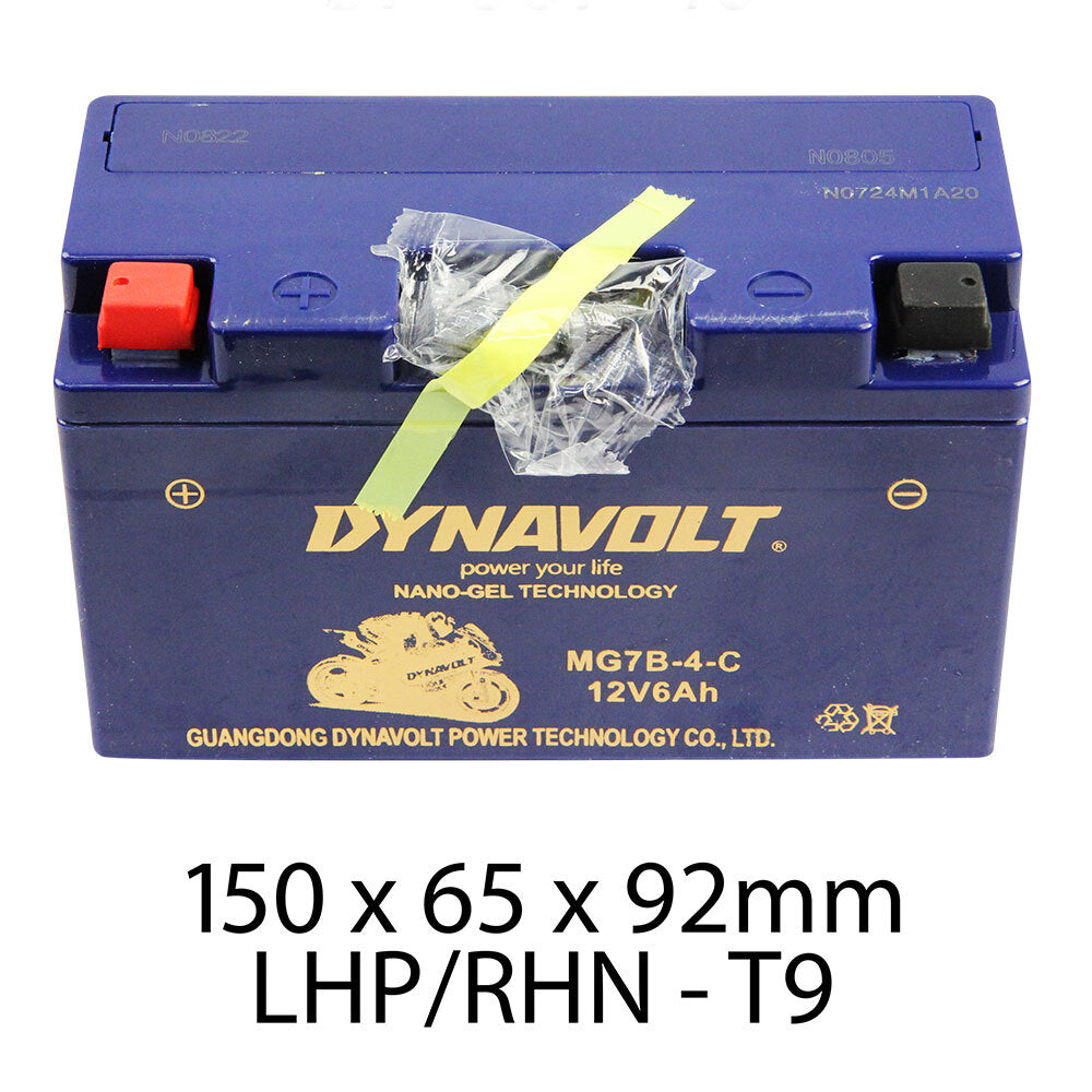 Dynavolt MG Series MG7B-4-C 12 Volt 6Ah/CA 200 Nano Gel Battery