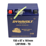 Dynavolt MG Series MG20CH-BS-C 12 Volt 18Ah/CA 330 Nano Gel Battery