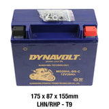 Dynavolt MG Series MG20HL-BS-C 12 Volt 20Ah/CA 460 Nano Gel Battery