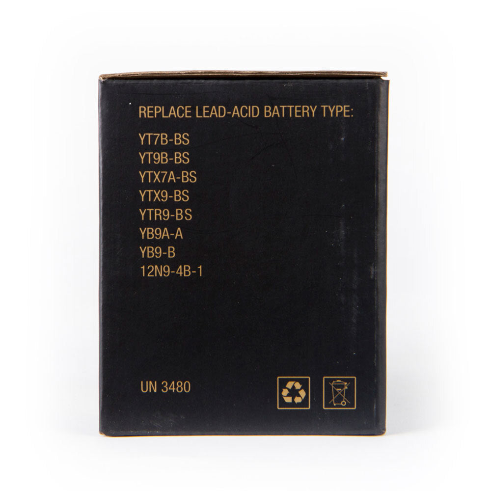 Motocell LIFEPO4 Series MLG9 12.8V 36WH Lithium Gold Battery