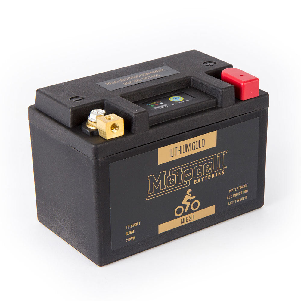 Motocell LIFEPO4 Series MLG21L 12.8V 72WH Lithium Gold Battery