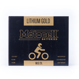 Motocell LIFEPO4 Series MLG21L 12.8V 72WH Lithium Gold Battery