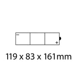 Roadstar Standard Series B38-6A 6 Volt 13Ah Battery