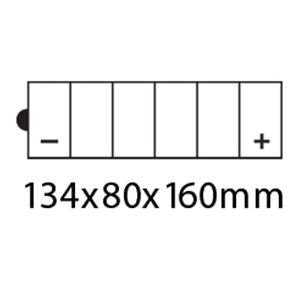 Roadstar Heavy Duty Series CB12AL-A 12 Volt 12Ah Battery