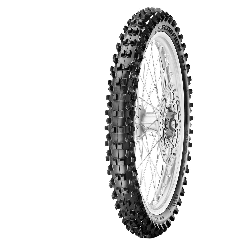 Pirelli Scorpion MX32 Mid Soft Front Tyre 70/100-19 42M NHS