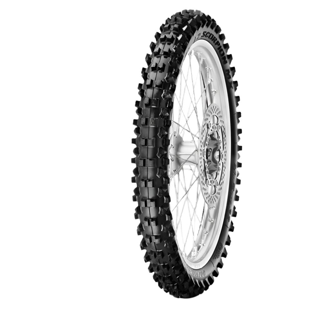 Pirelli Scorpion MX32 Mid Soft Rear Tyre 80/100-12 50M NHS