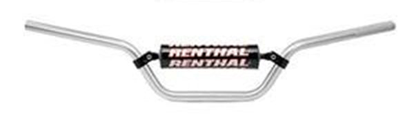 Renthal 6134S Enduro High Bend 7/8" Handlebar Silver