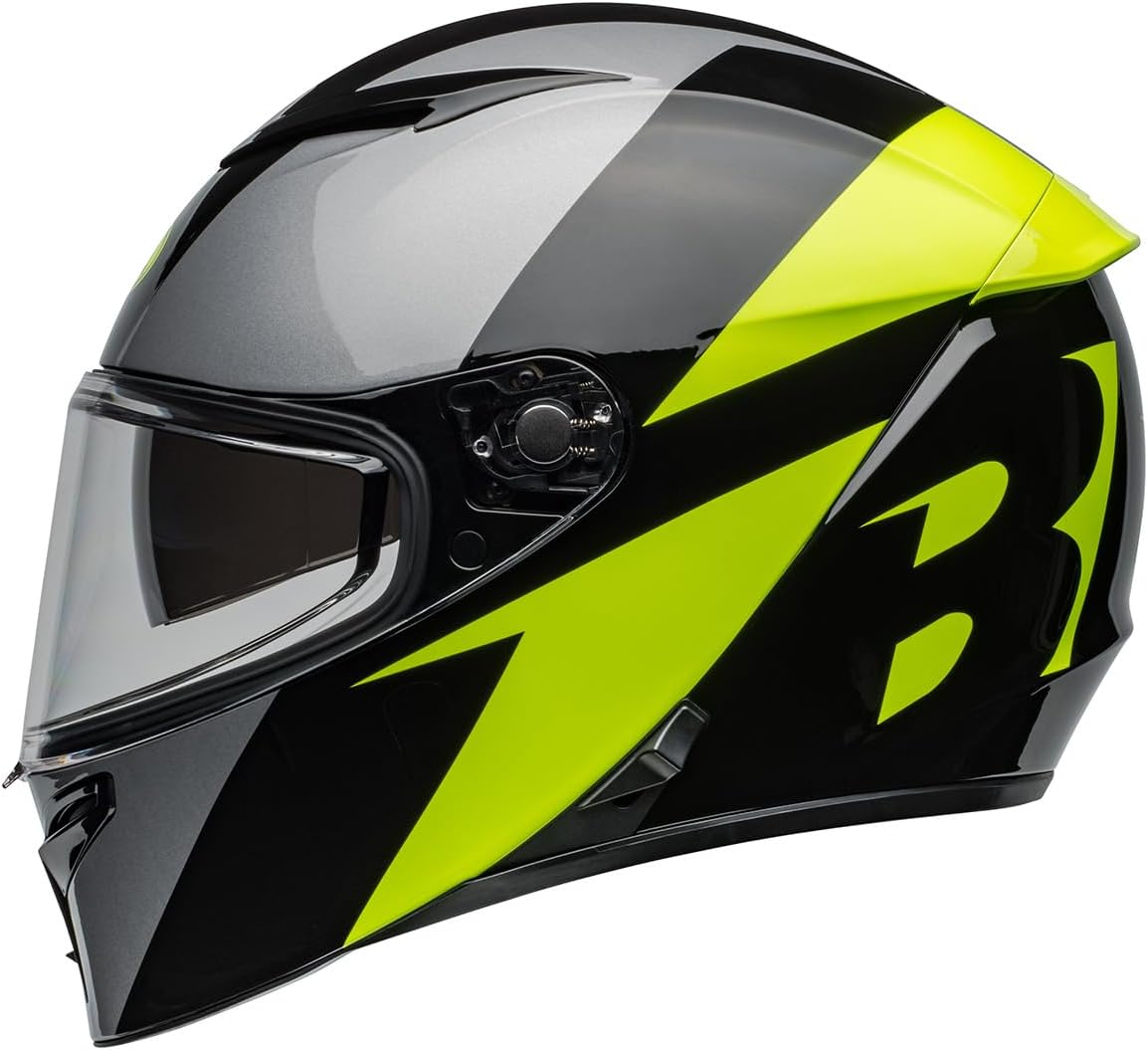 Bell Lithium Shear Gloss Metallic Grey/Retina Helmet