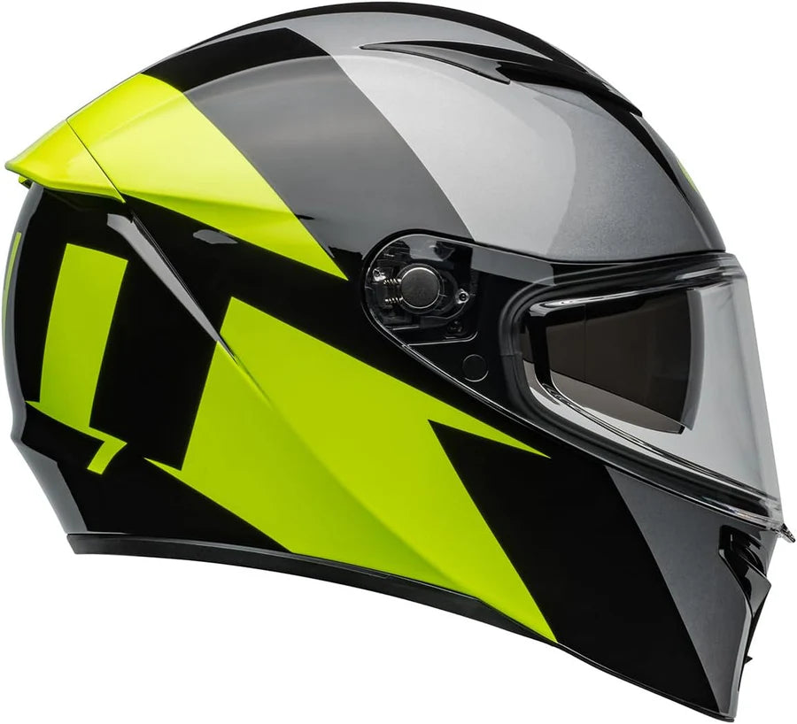 Bell Lithium Shear Gloss Metallic Grey/Retina Helmet [LGE] [INTERNAL]