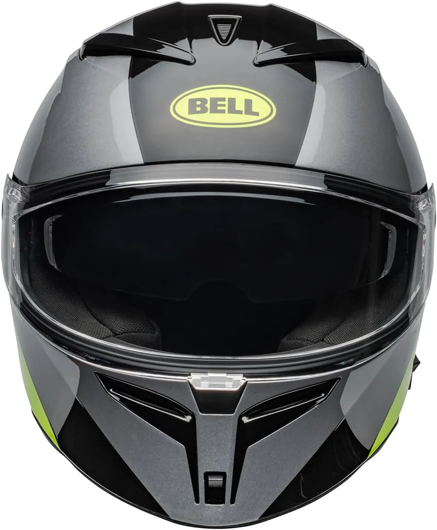 Bell Lithium Shear Gloss Metallic Grey/Retina Helmet [LGE] [INTERNAL]