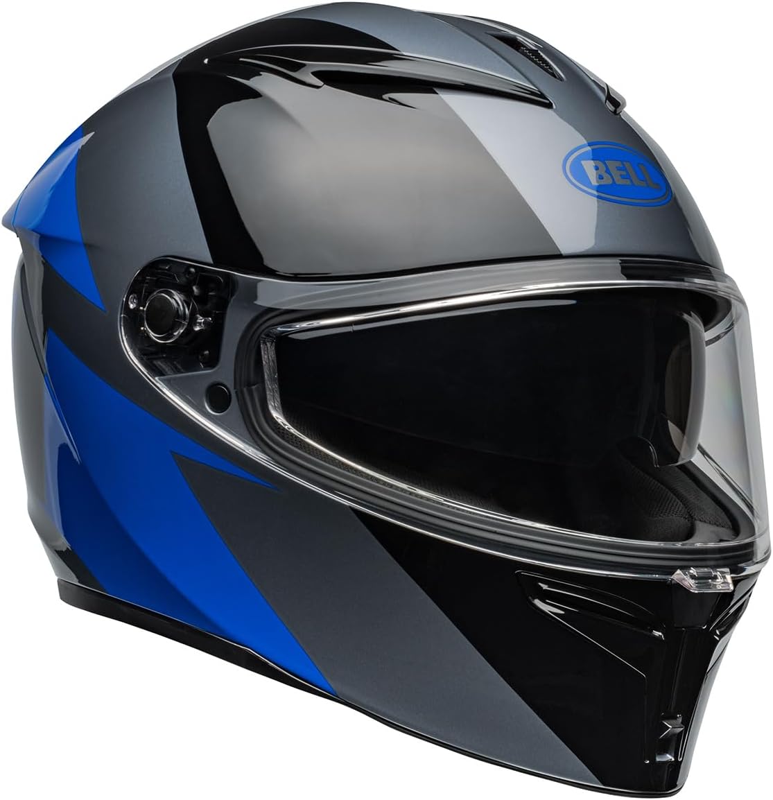 Bell Lithium Shear Gloss Grey/Blue Helmet