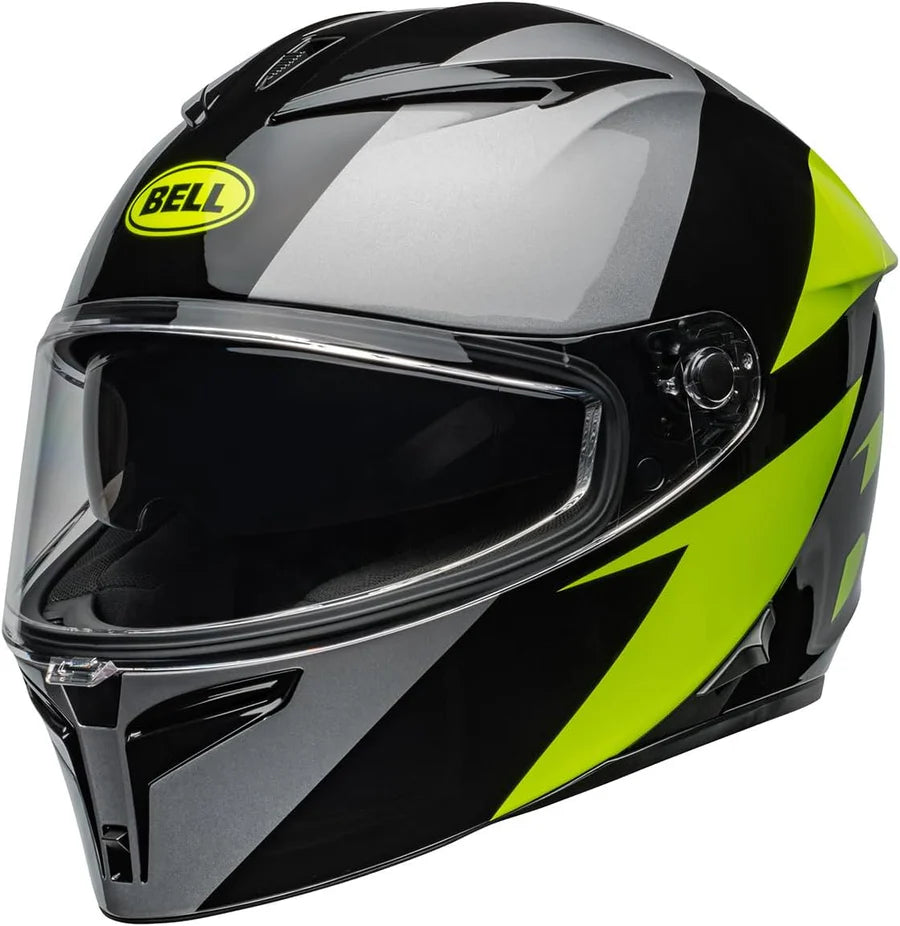 Bell Lithium Shear Gloss Metallic Grey/Retina Helmet [LGE] [INTERNAL]