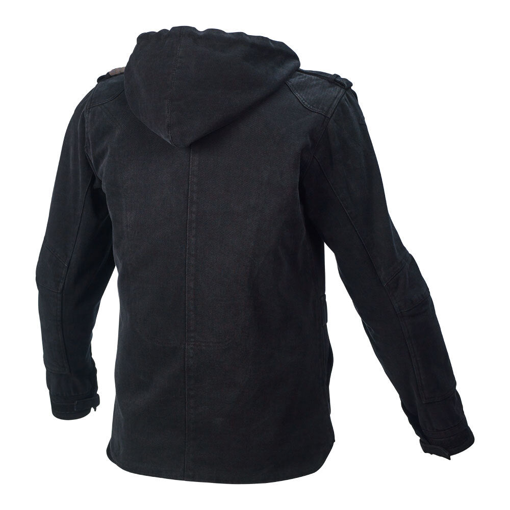 Macna Combat Black Textile Hoodie Jacket