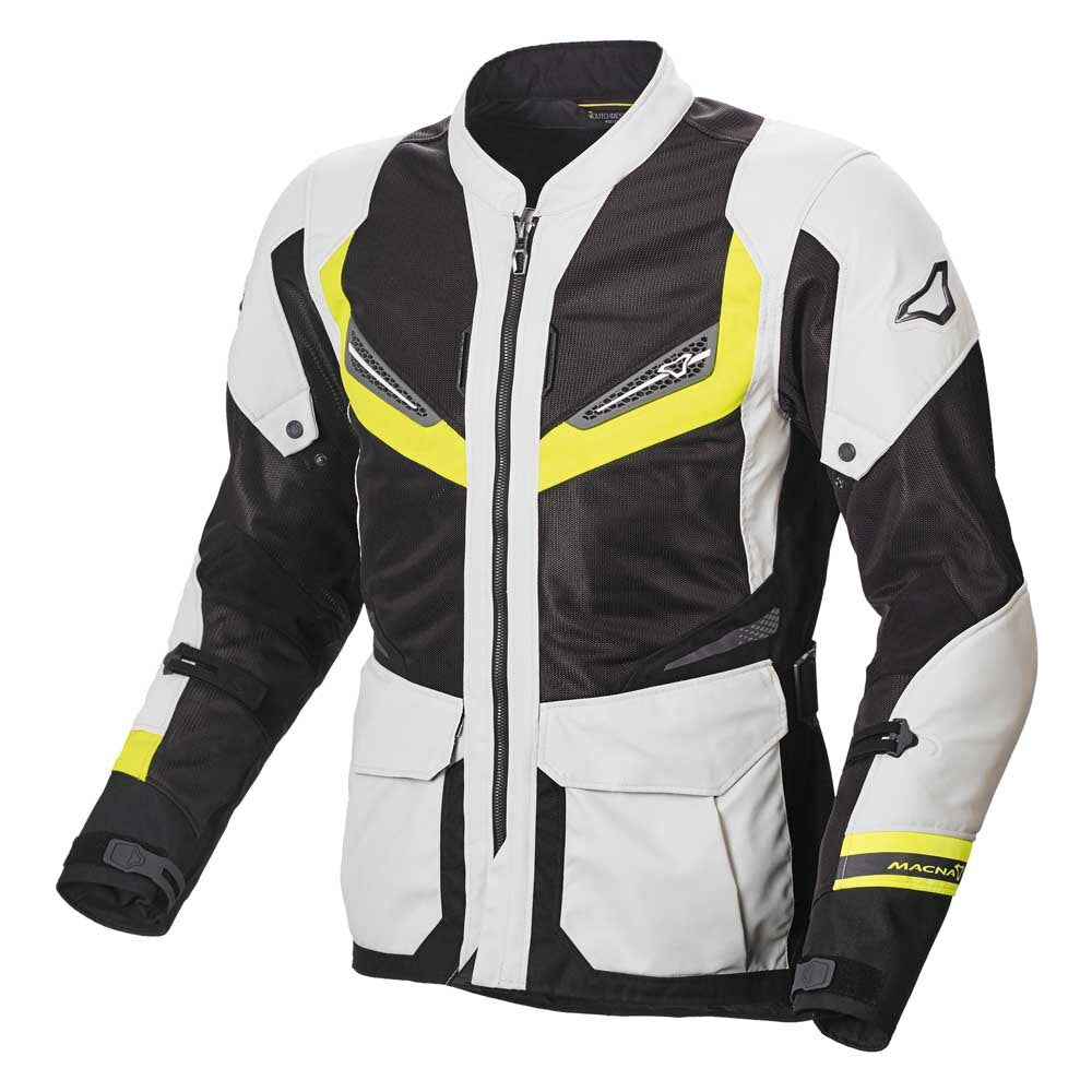 Macna Aerocon Night Eye/Fluro Yellow Textile Jacket